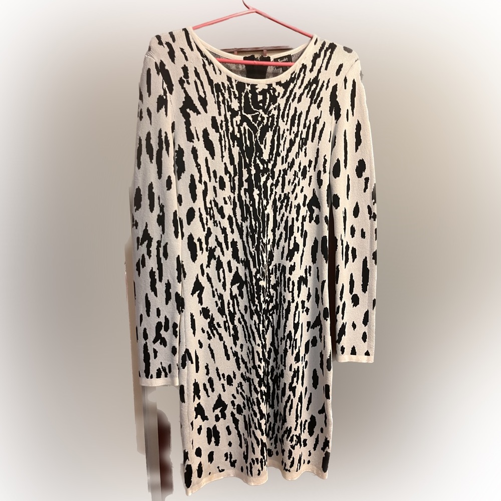 Bardot white and black dress